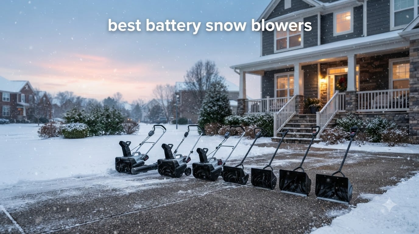 best battery snow blowers