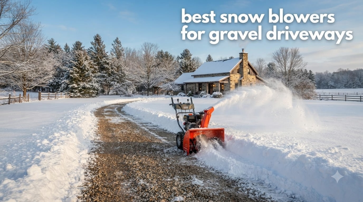 best snow blowers for gravel driveways