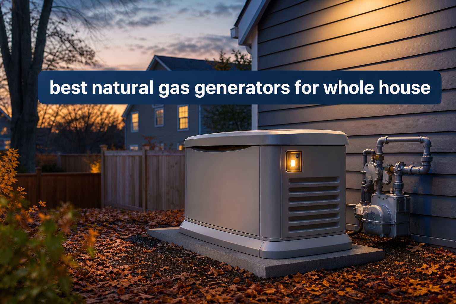 best natural gas generators for whole house