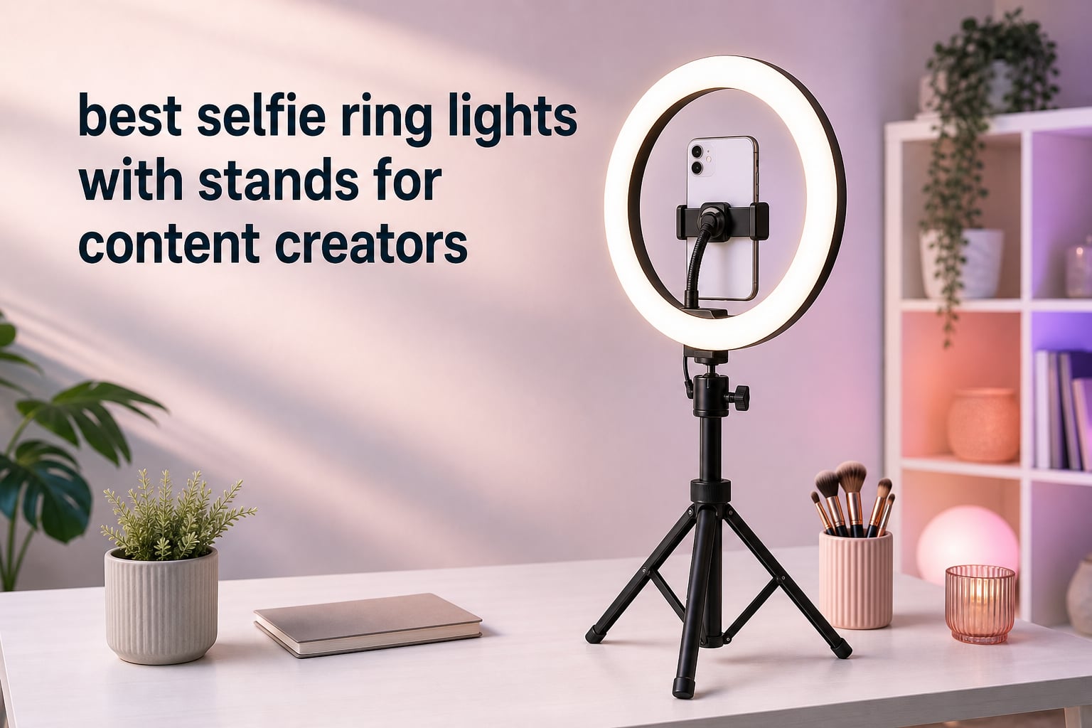 best selfie ring lights with stands for content creators
