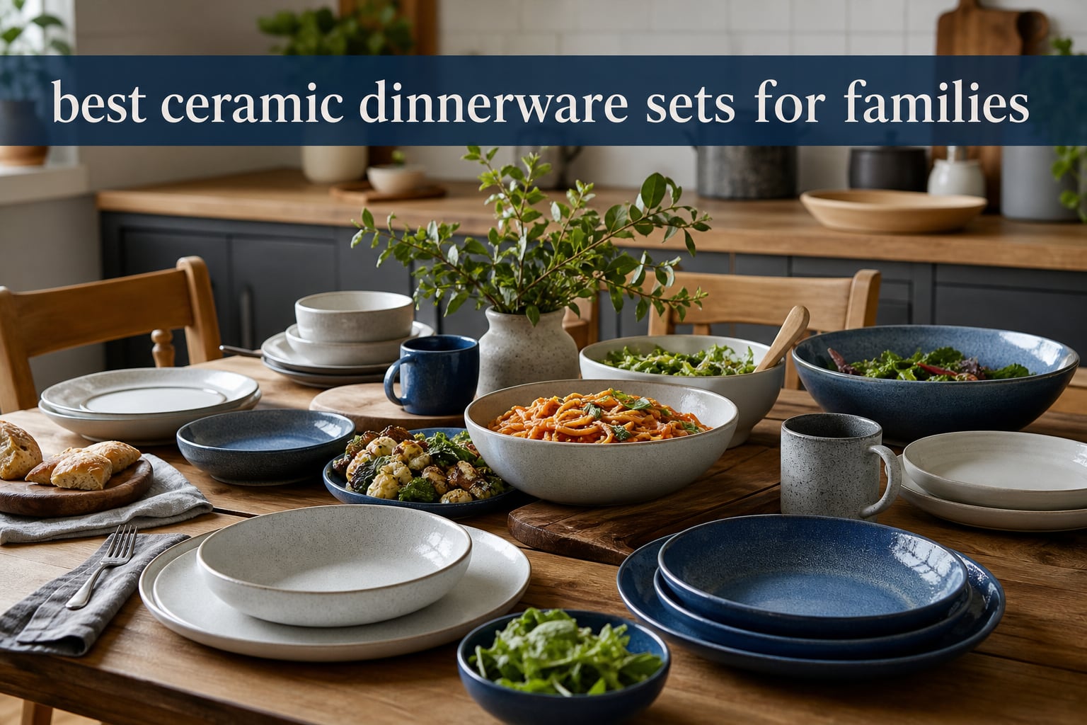 best ceramic dinnerware sets for families