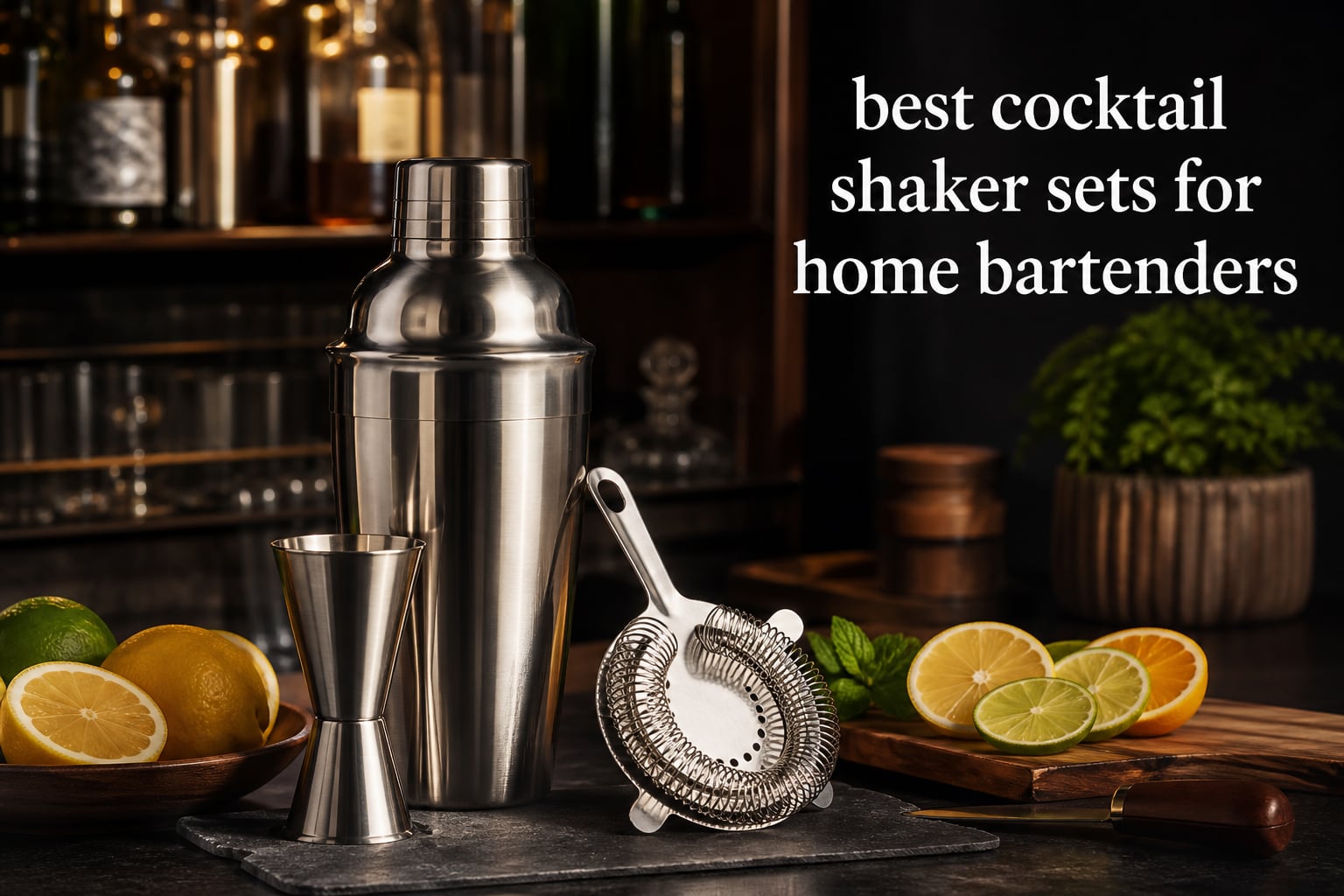 best cocktail shaker sets for home bartenders
