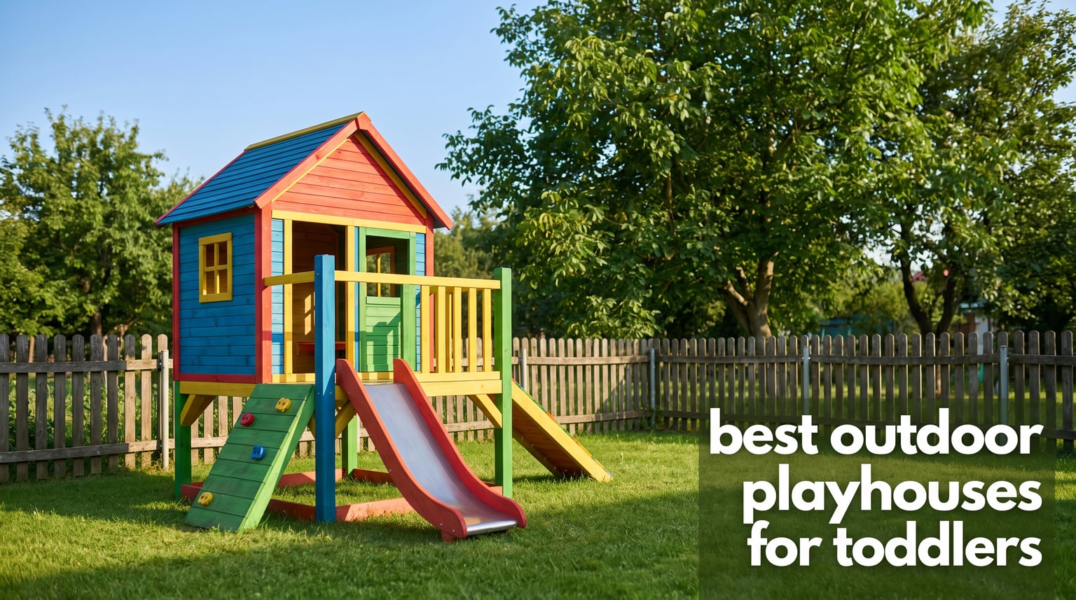 best outdoor playhouses for toddlers