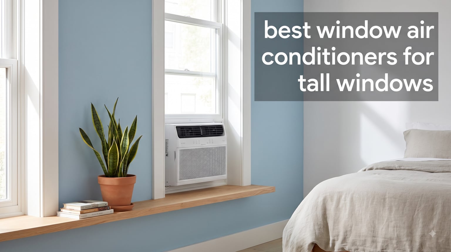 best window air conditioners for tall windows