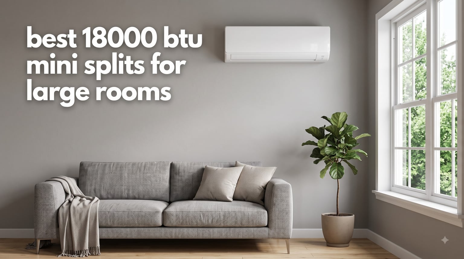 best 18000 btu mini splits for large rooms