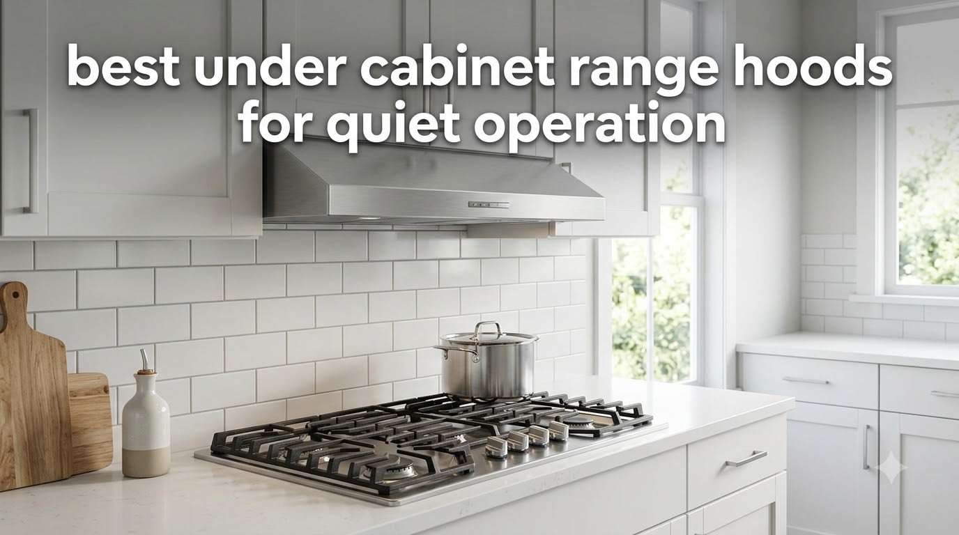 best under cabinet range hoods for quiet operation