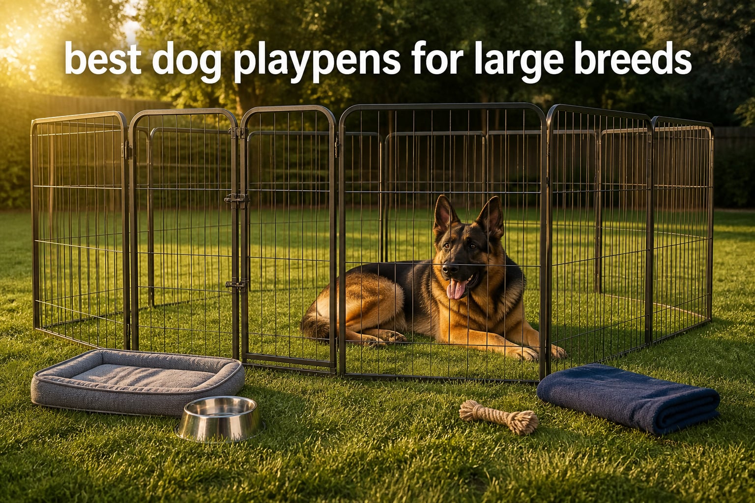 best dog playpens for large breeds
