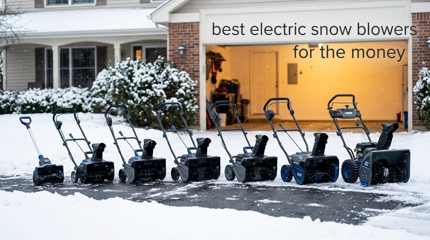 best electric snow blowers for the money