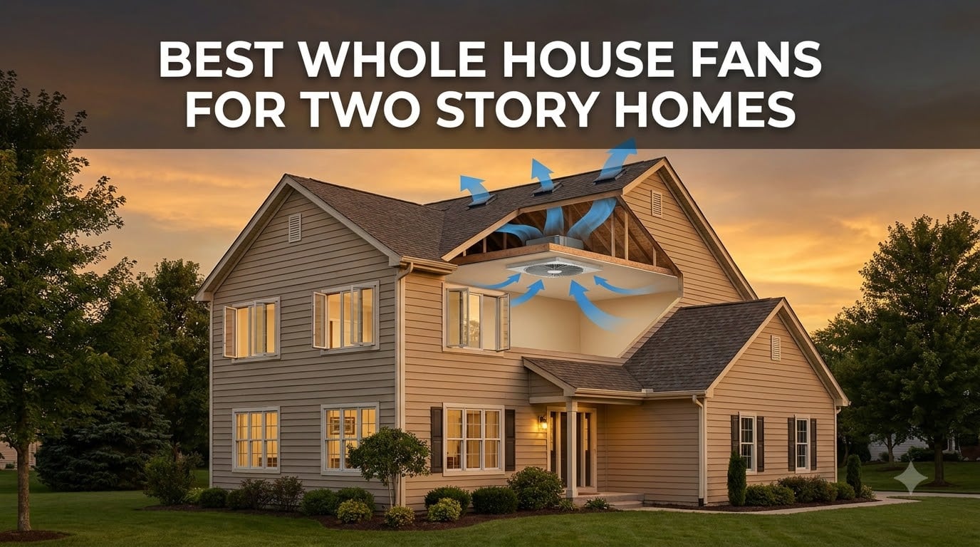 best whole house fans for two story homes