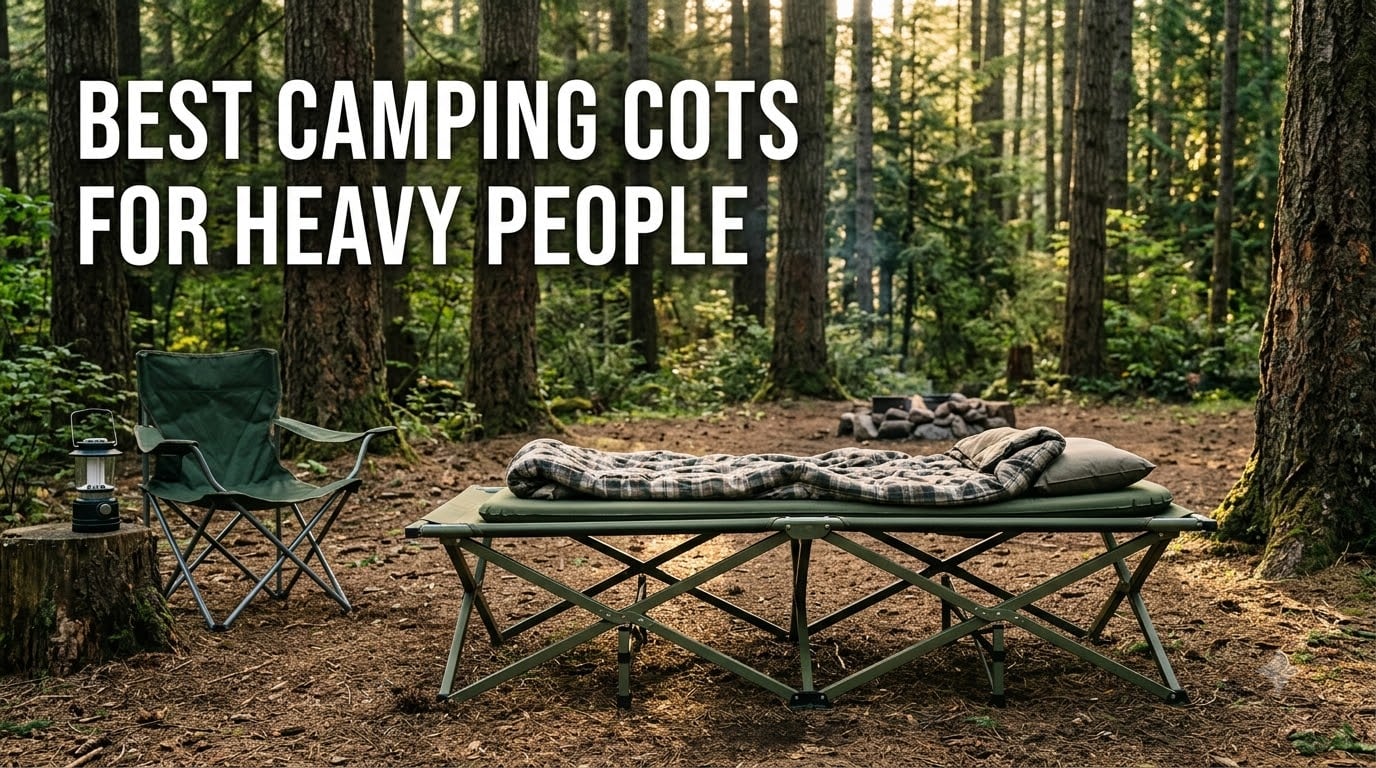 best camping cots for heavy people