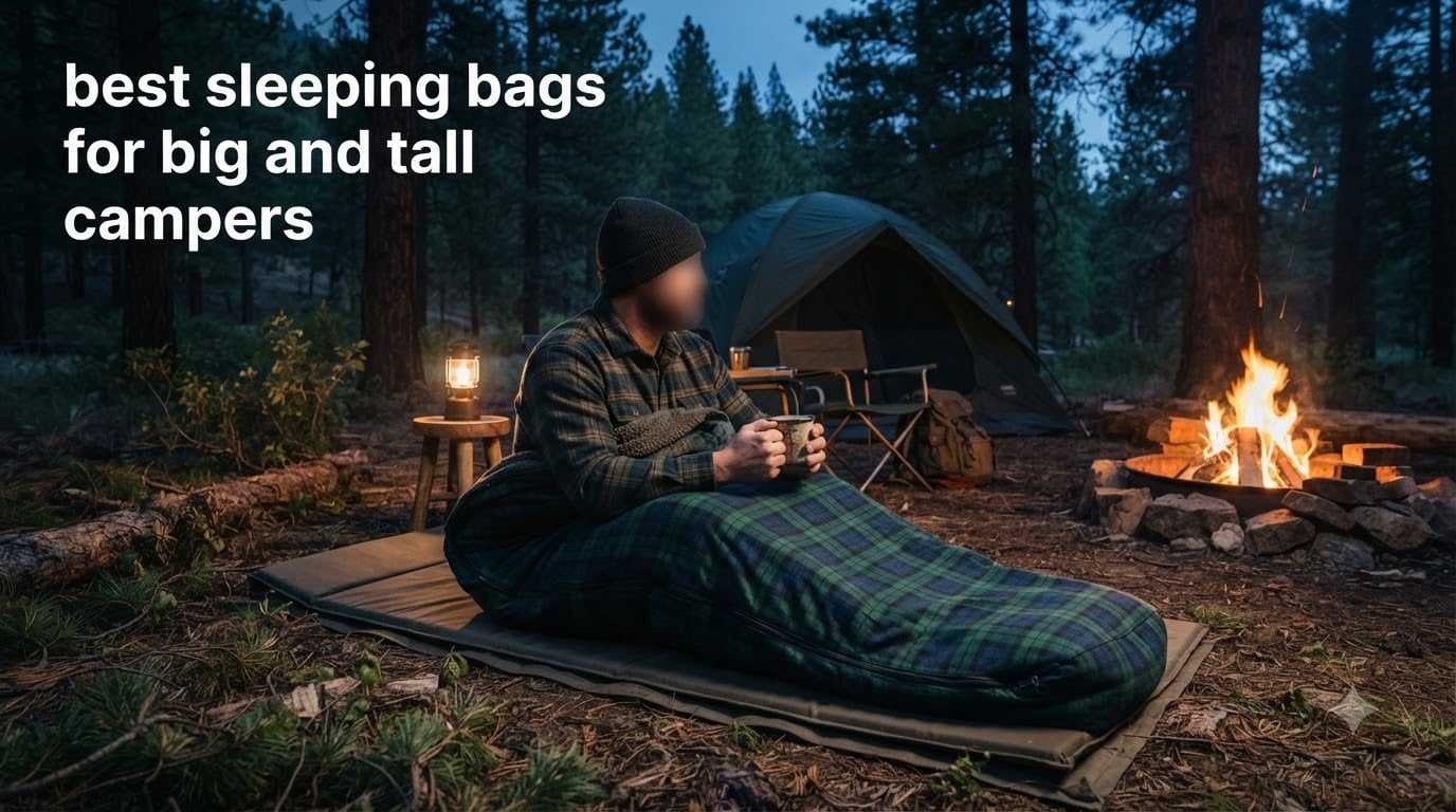 best sleeping bags for big and tall campers