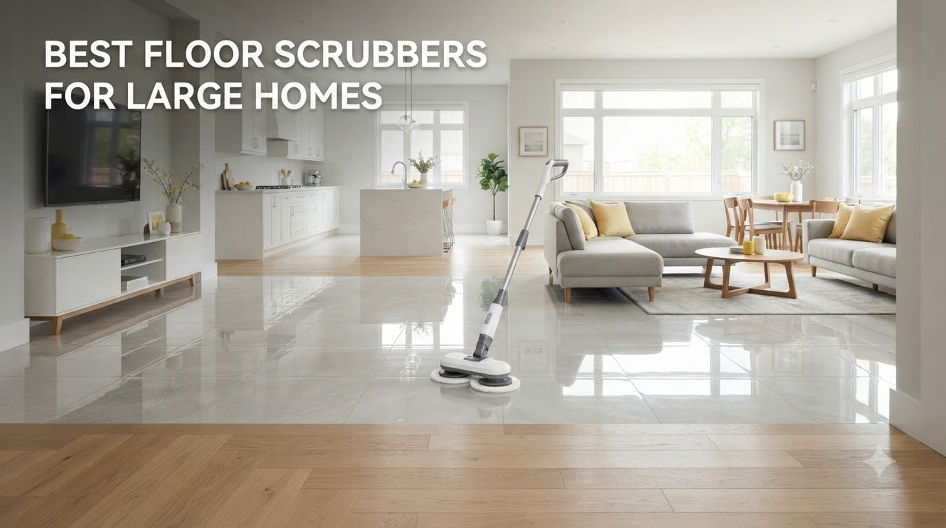 best floor scrubbers for large homes
