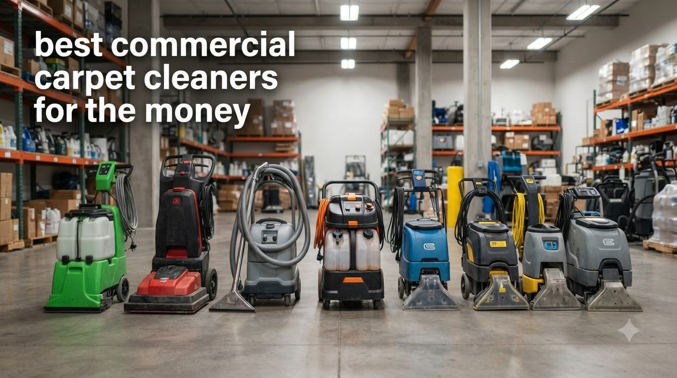 best commercial carpet cleaners for the money