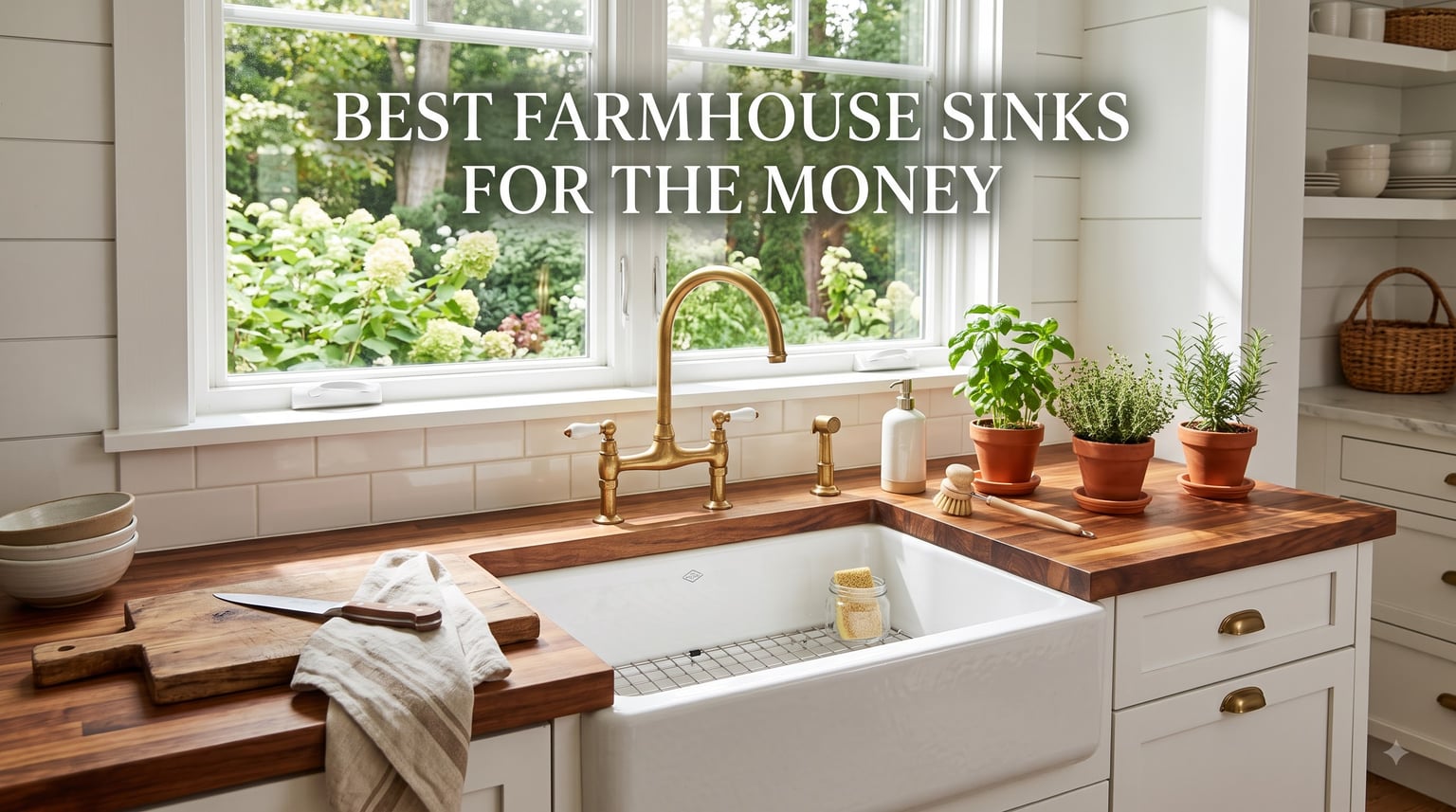 best farmhouse sinks for the money