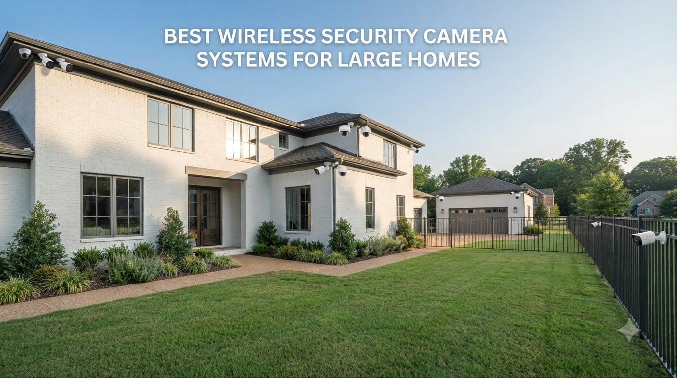 best wireless security camera systems for large homes