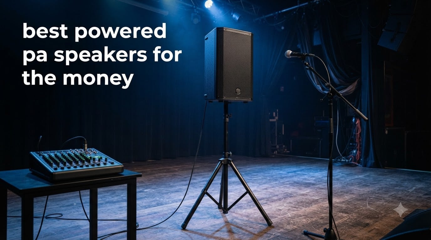 best powered pa speakers for the money