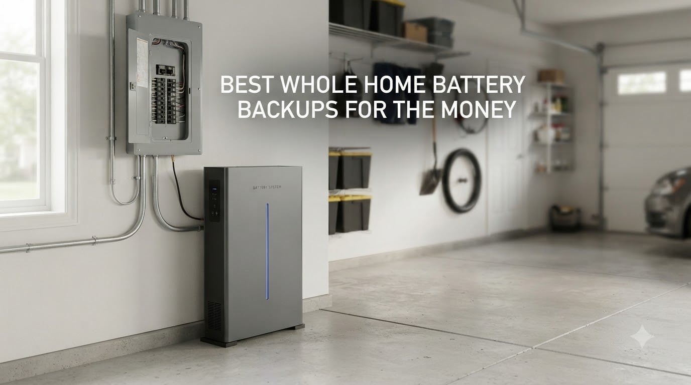 best whole home battery backups for the money
