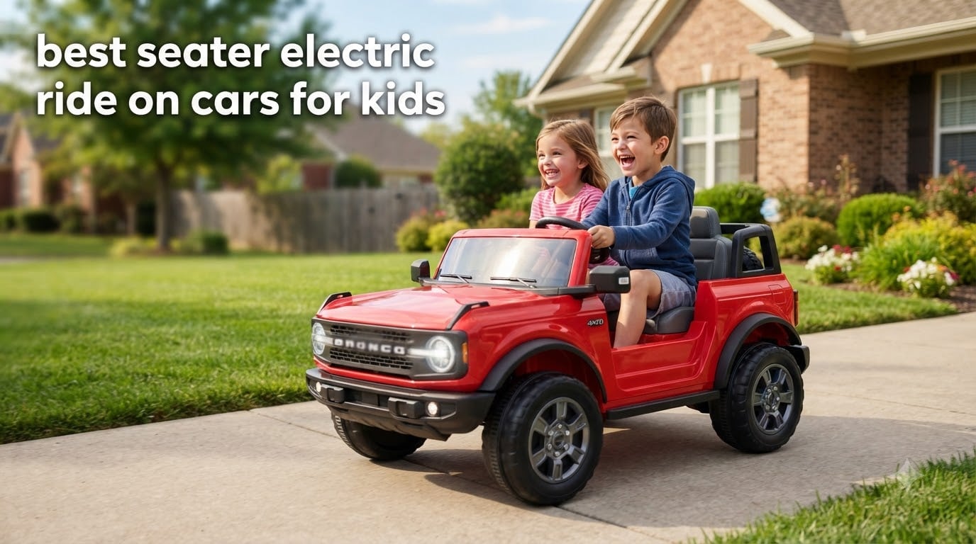 best 2 seater electric ride on cars for kids