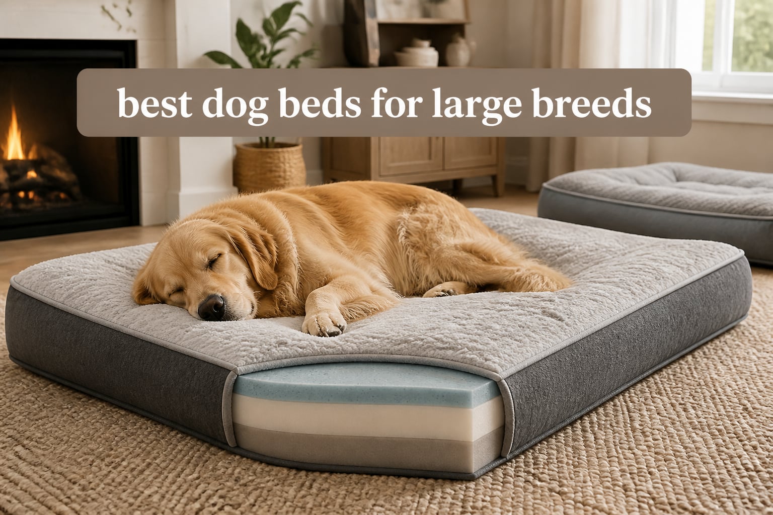 best dog beds for large breeds