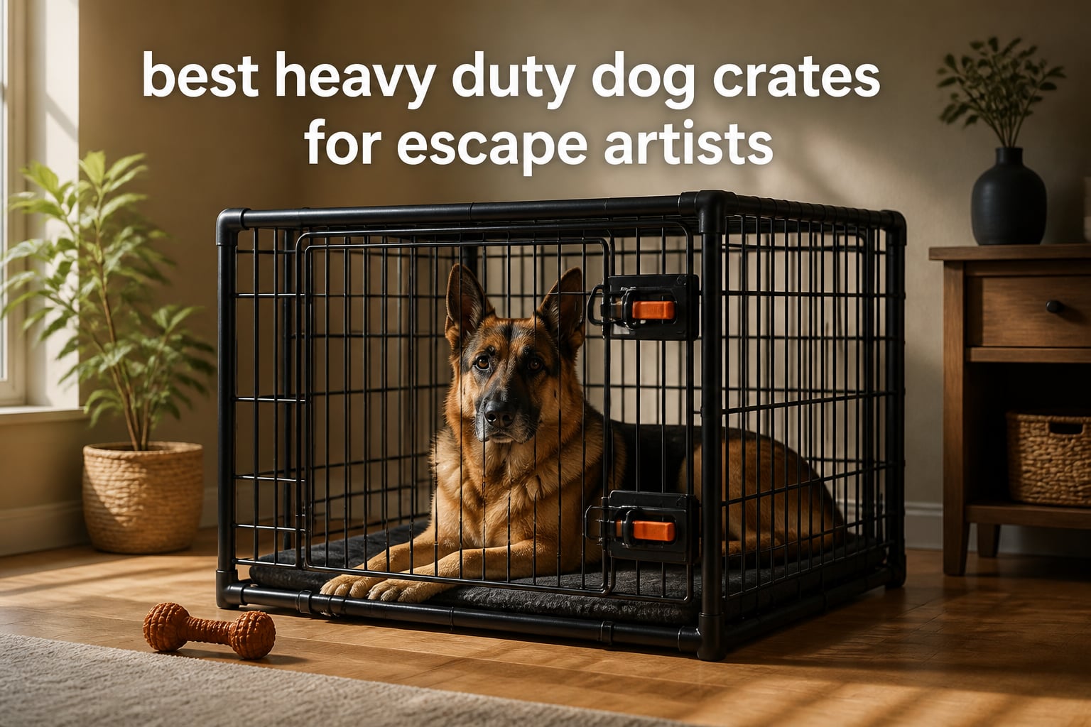 best heavy duty dog crates for escape artists