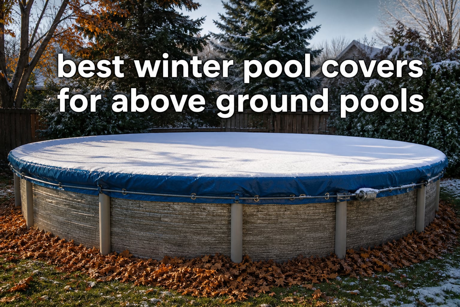 best winter pool covers for above ground pools