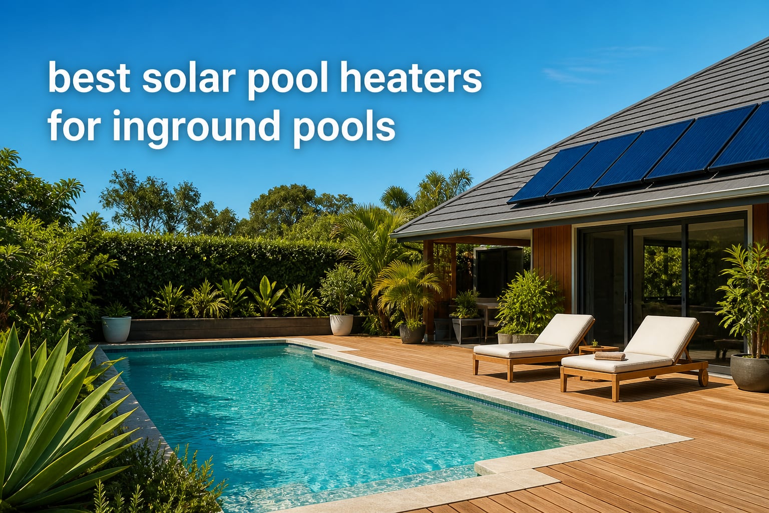 best solar pool heaters for inground pools