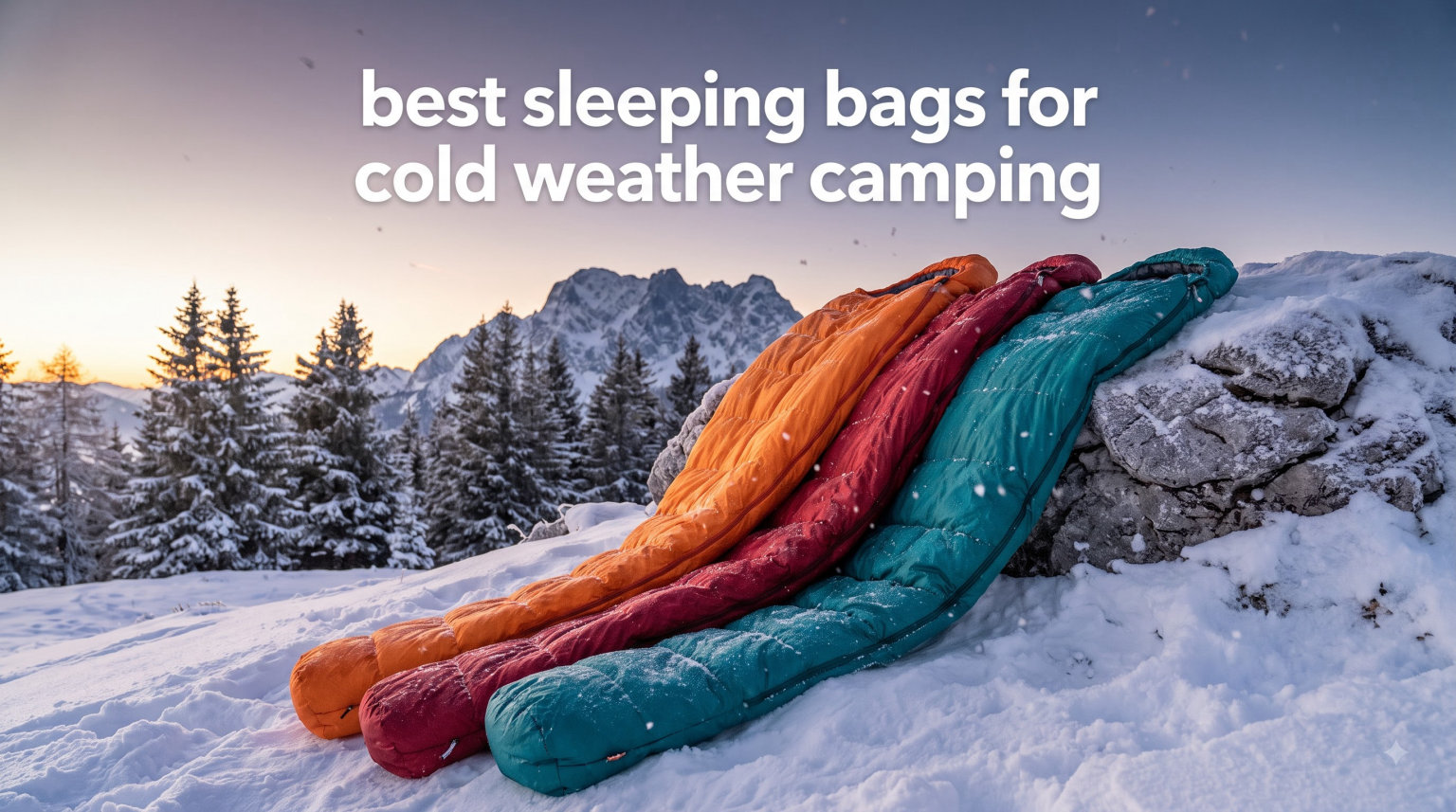 best sleeping bags for cold weather camping