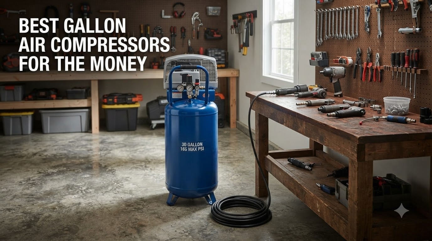 best 30 gallon air compressors for the money