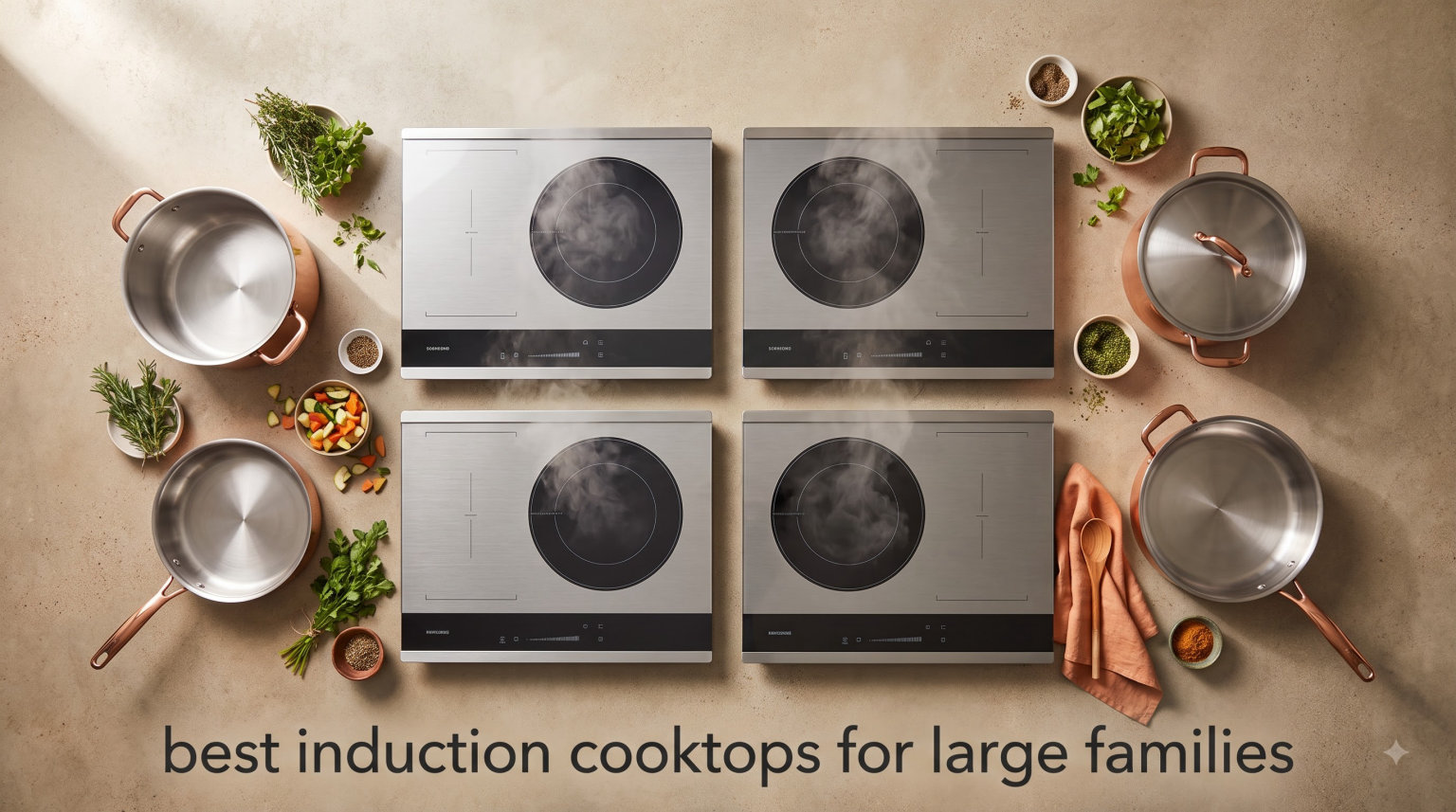 best induction cooktops for large families