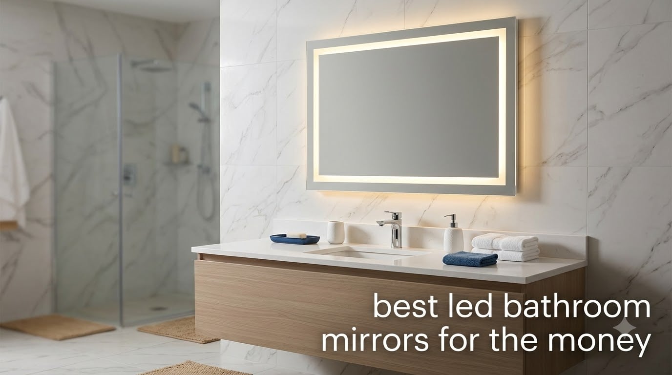 best led bathroom mirrors for the money
