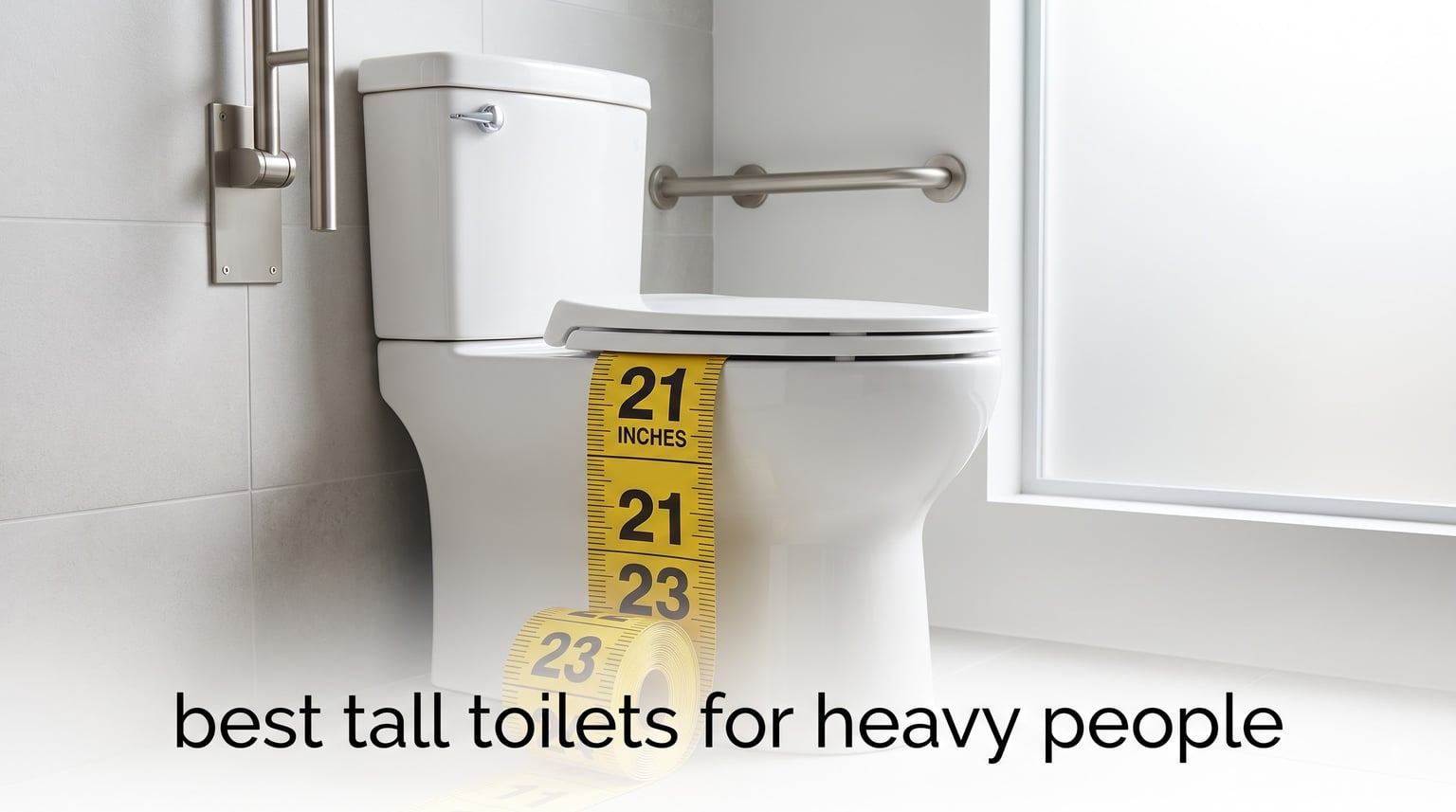 best tall toilets for heavy people