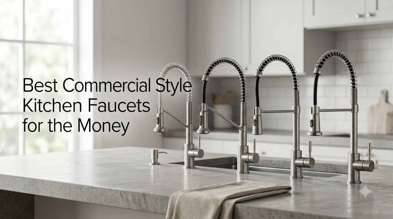 best commercial style kitchen faucets for the money
