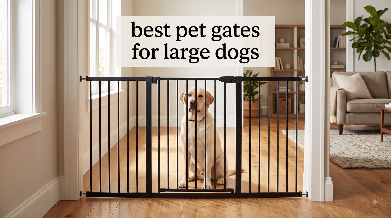 best pet gates for large dogs