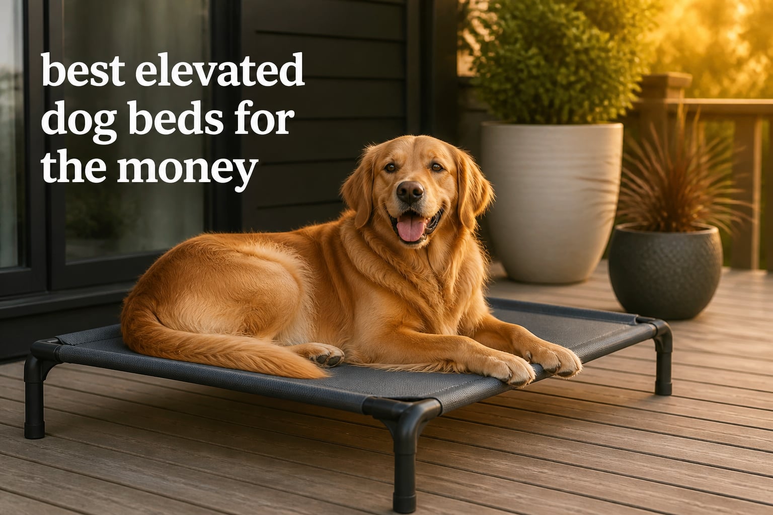 best elevated dog beds for the money