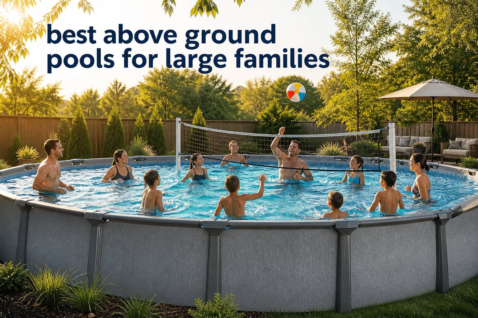 best above ground pools for large families