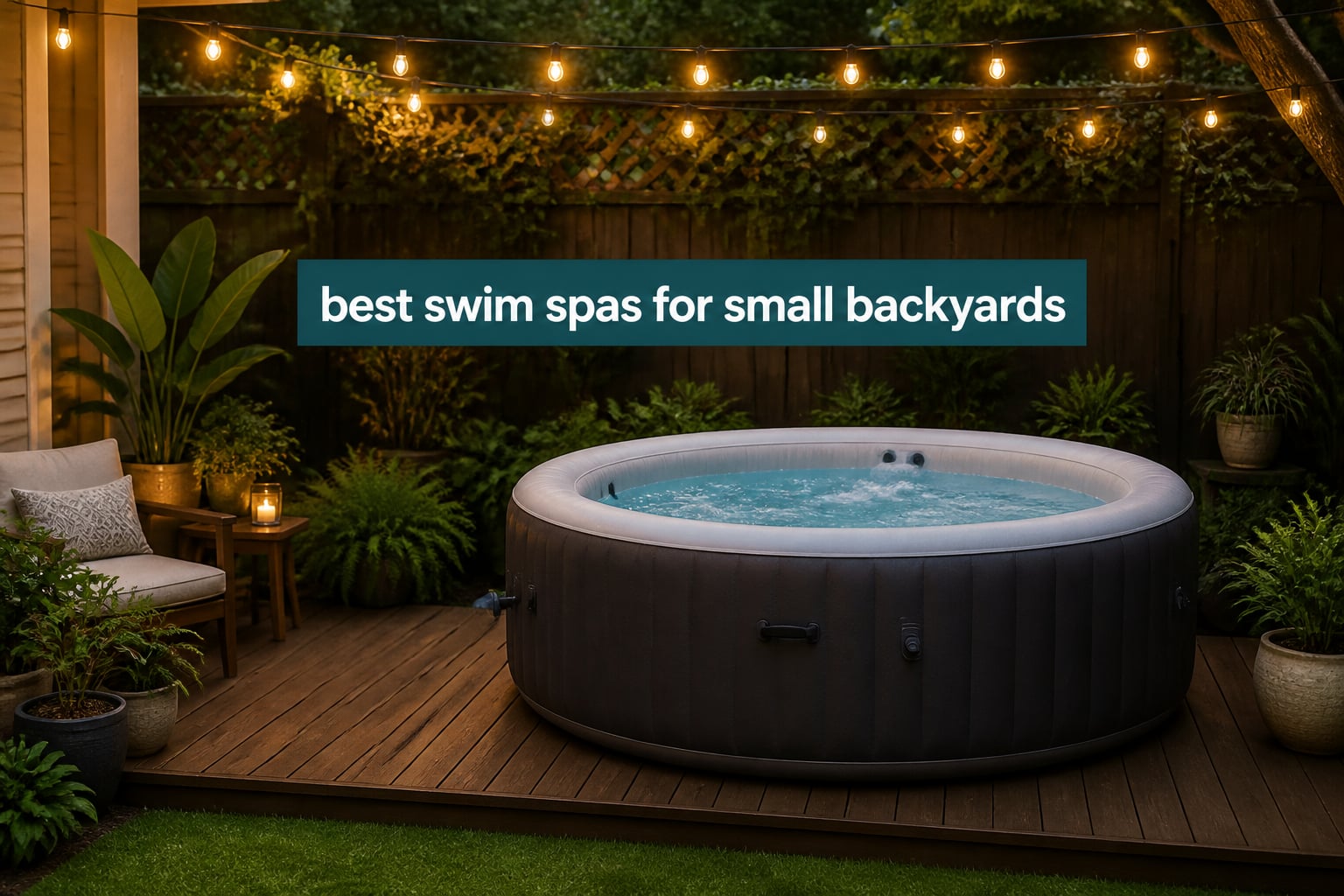 best swim spas for small backyards