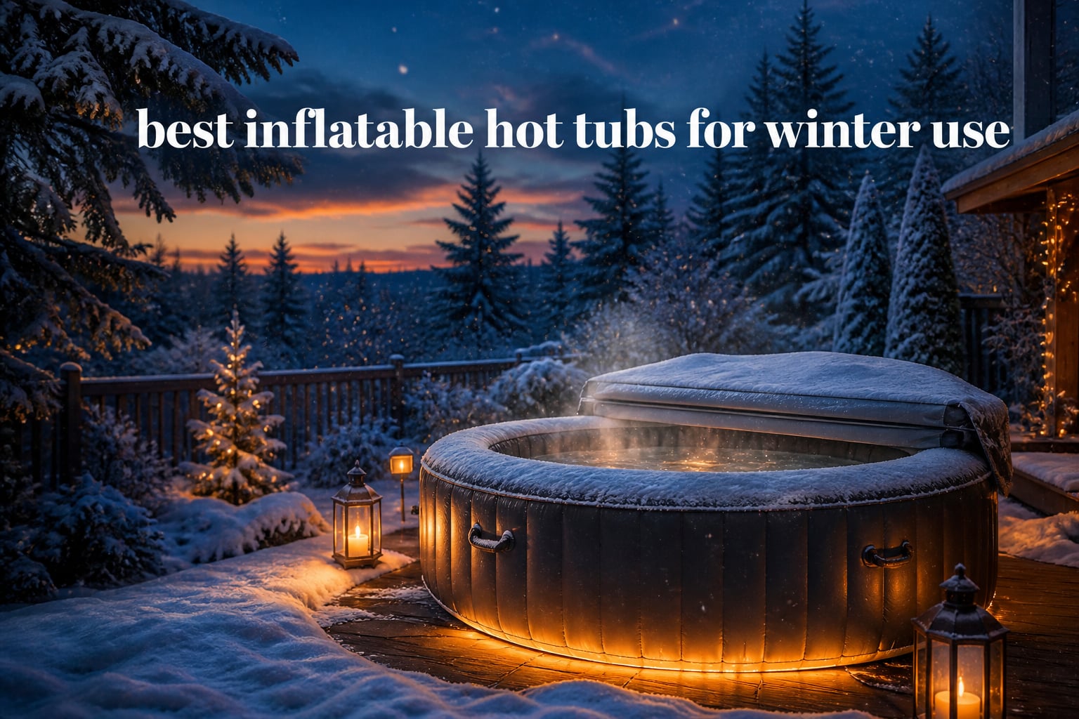 best inflatable hot tubs for winter use
