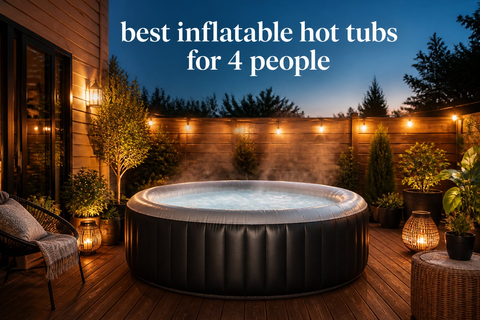 best inflatable hot tubs for 4 people