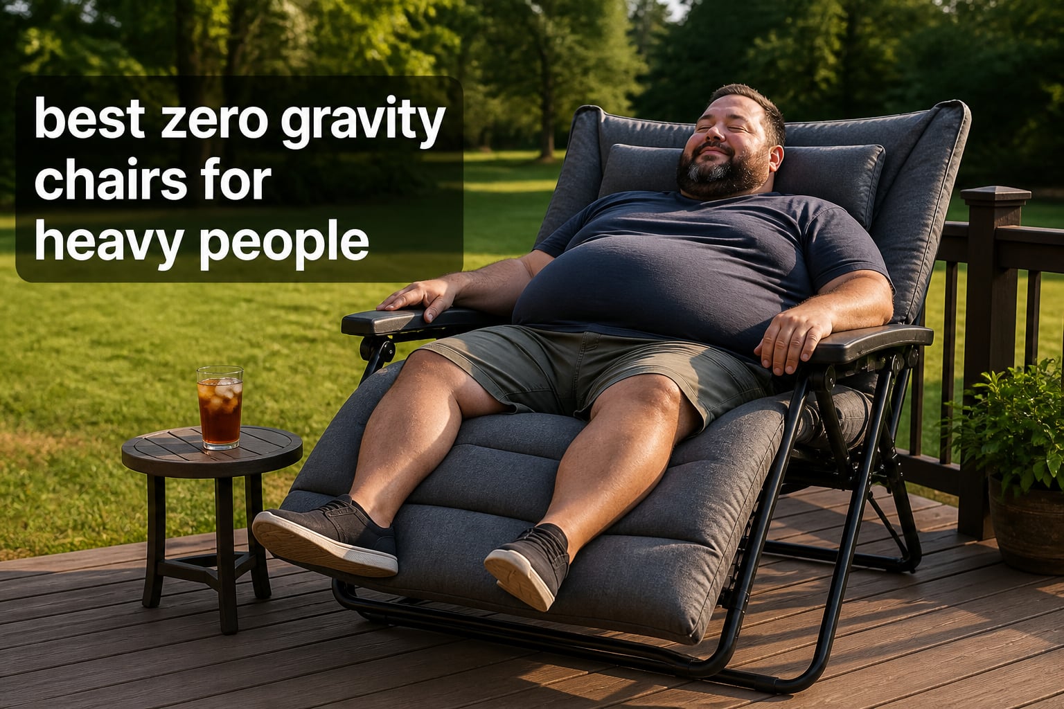 best zero gravity chairs for heavy people