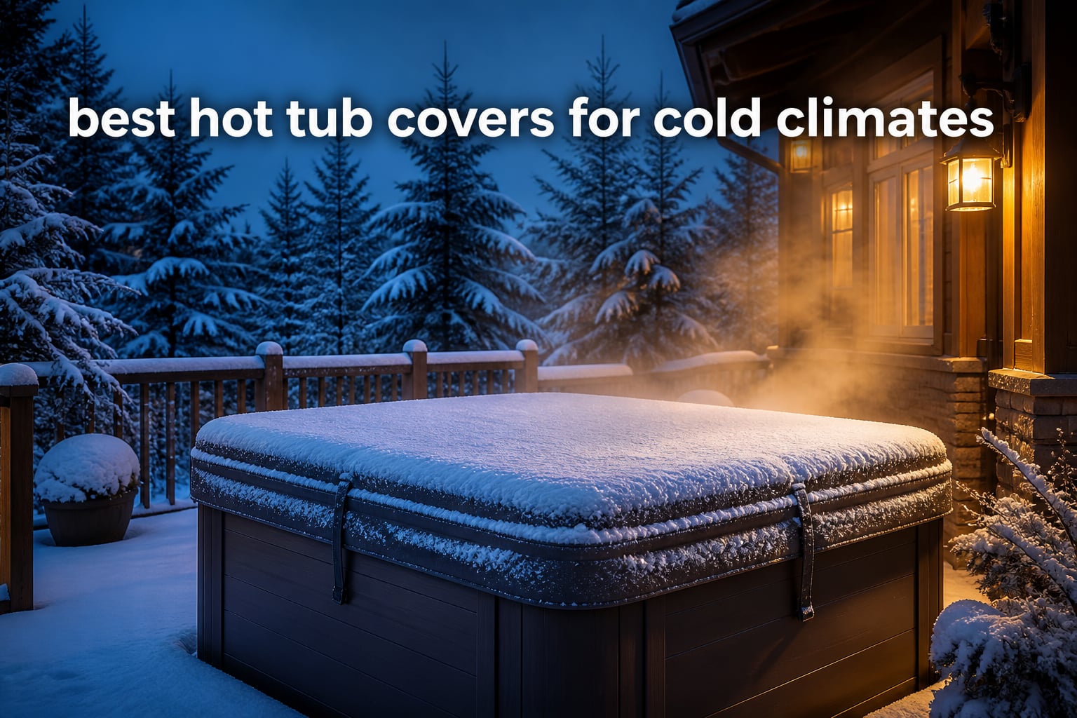 best hot tub covers for cold climates