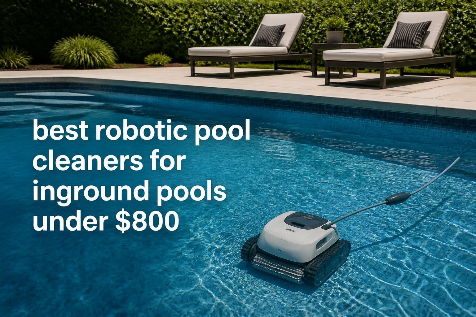 best robotic pool cleaners for inground pools under $800