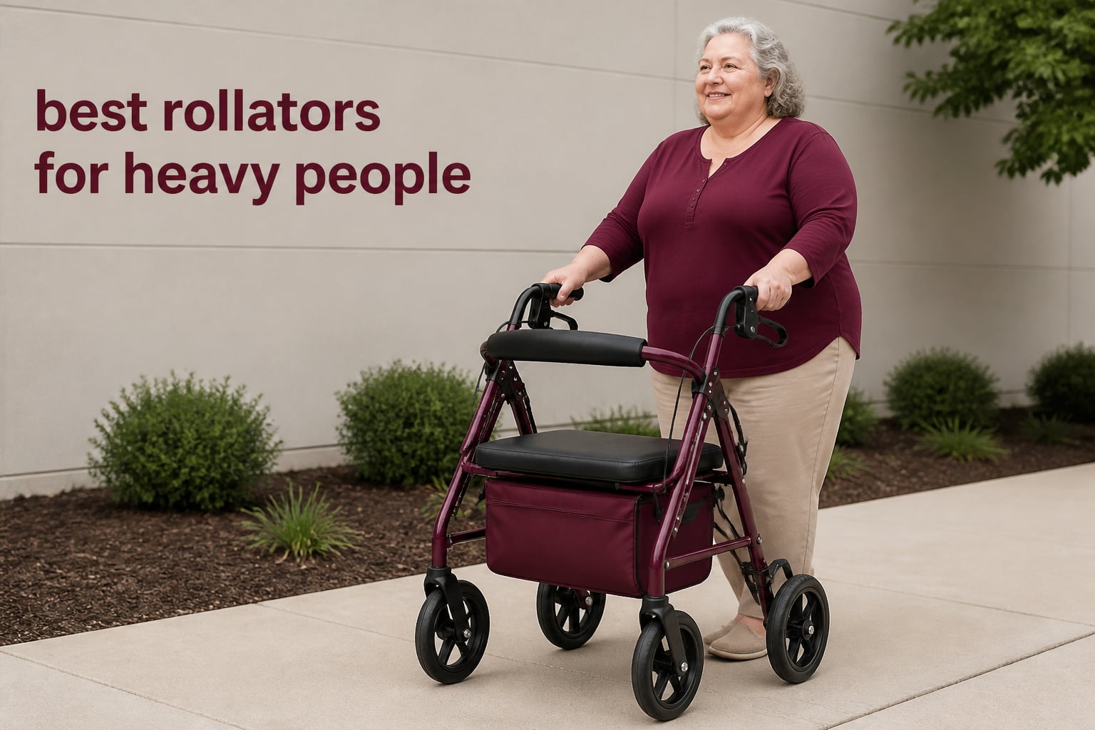 best rollators for heavy people