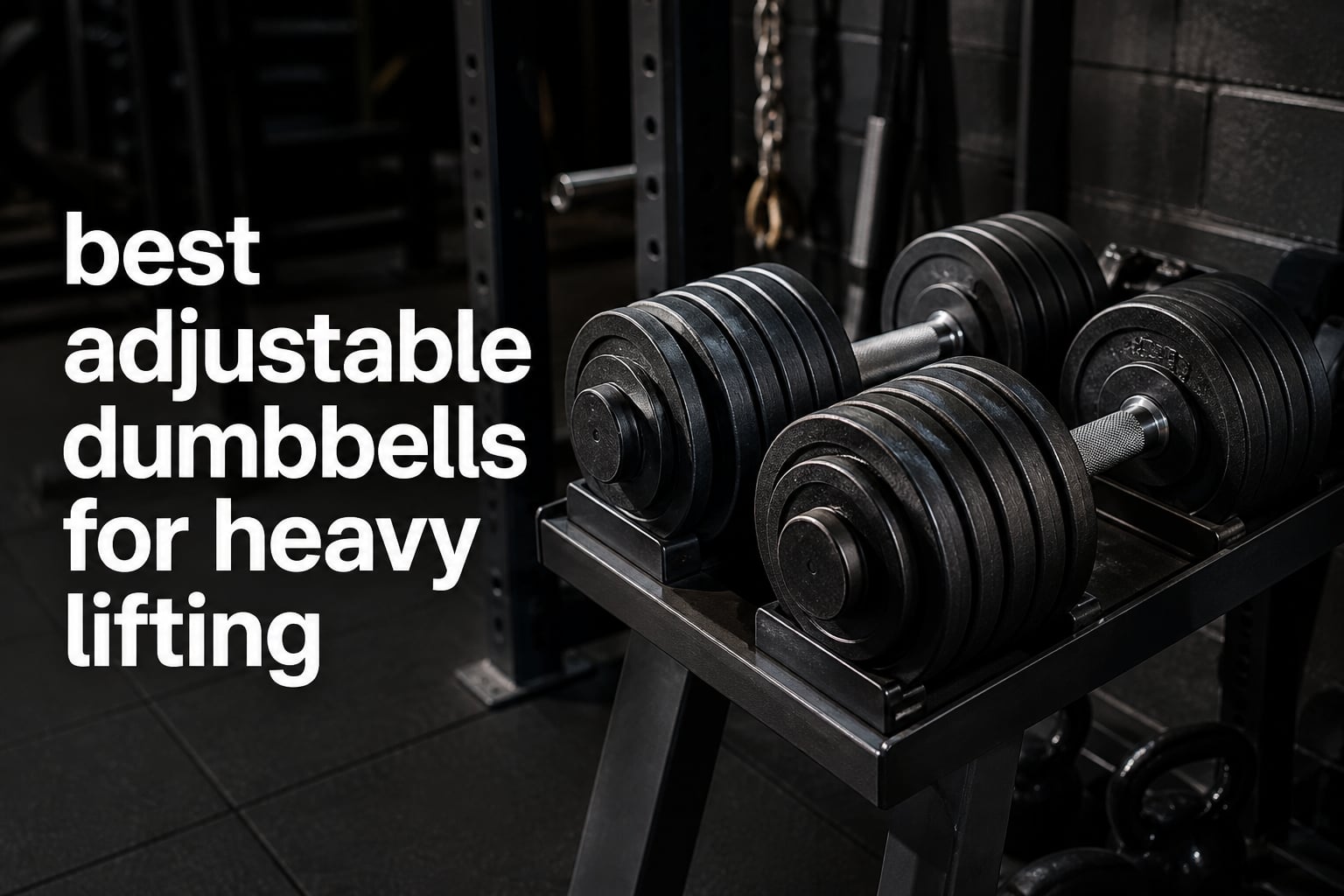 best adjustable dumbbells for heavy lifting