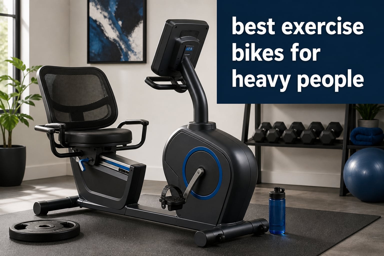 best exercise bikes for heavy people