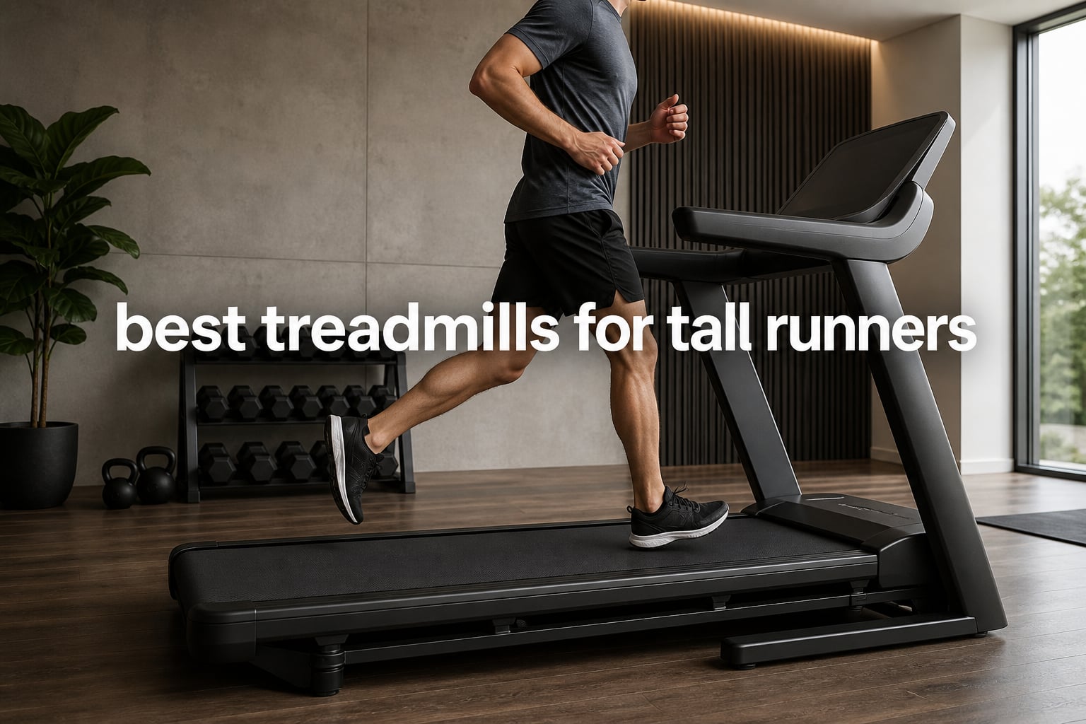 best treadmills for tall runners