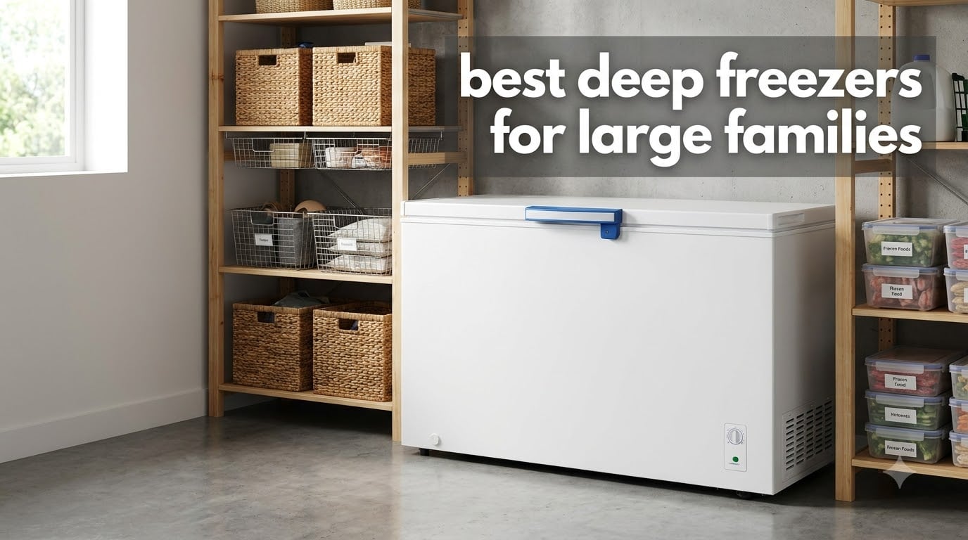 best deep freezers for large families