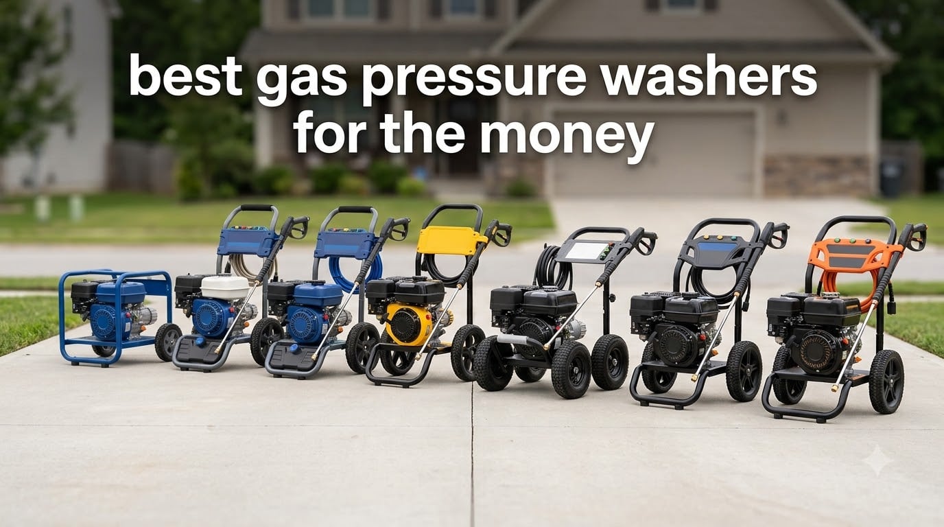 best gas pressure washers for the money