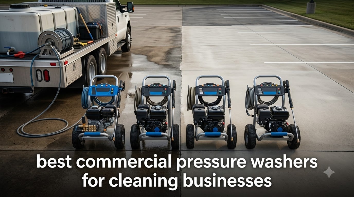 best commercial pressure washers for cleaning businesses