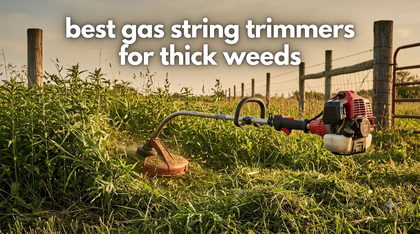 best gas string trimmers for thick weeds