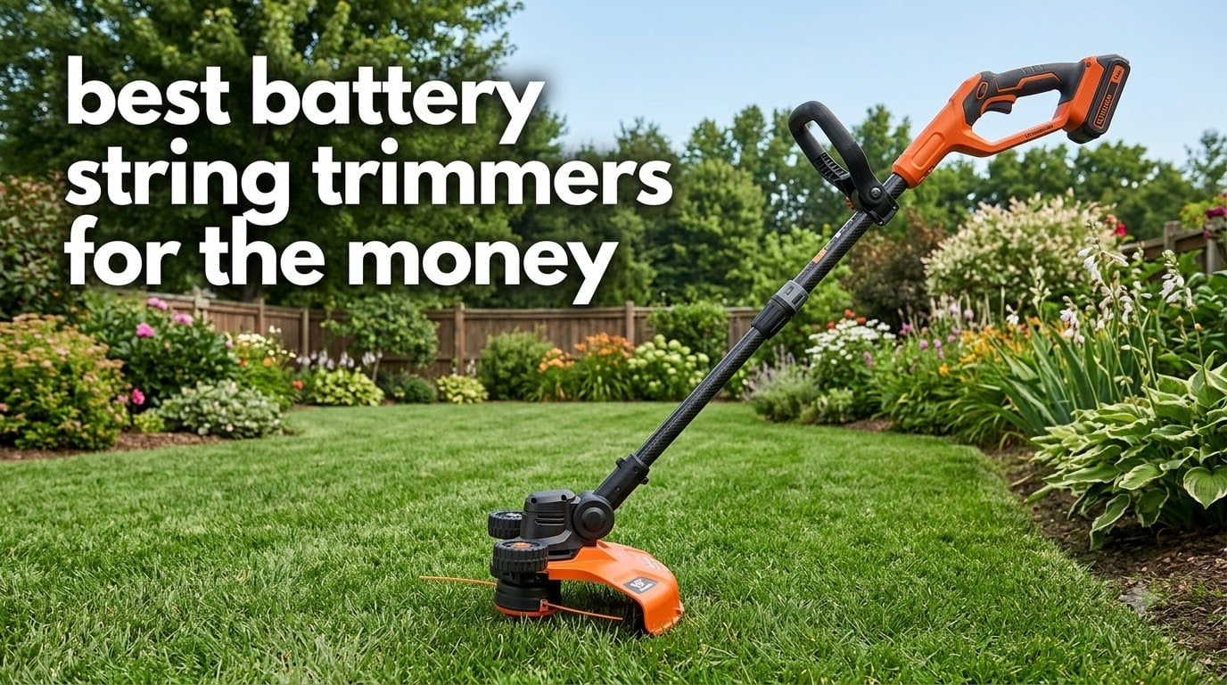 best battery string trimmers for the money
